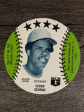 1981 MSA Mini Discs #8 Cesar Cedeno