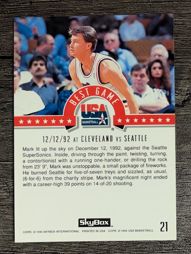 1994 SkyBox USA #21 Mark Price/Best Game