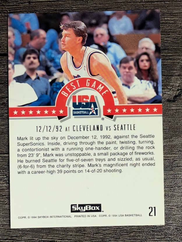 1994 SkyBox USA #21 Mark Price/Best Game