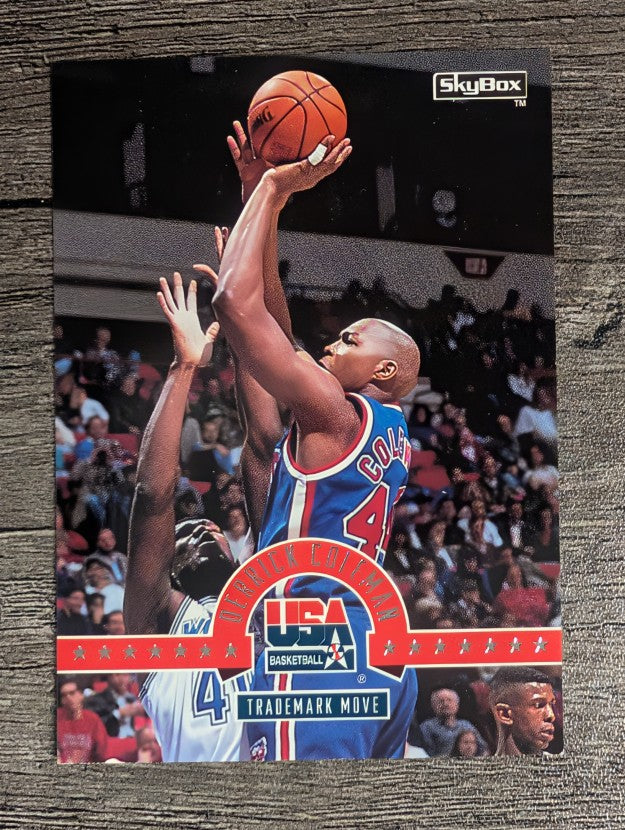 1994 SkyBox USA #41 Derrick Coleman/Trademark Move