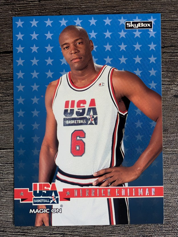 1994 SkyBox USA #42 Derrick Coleman/Magic On