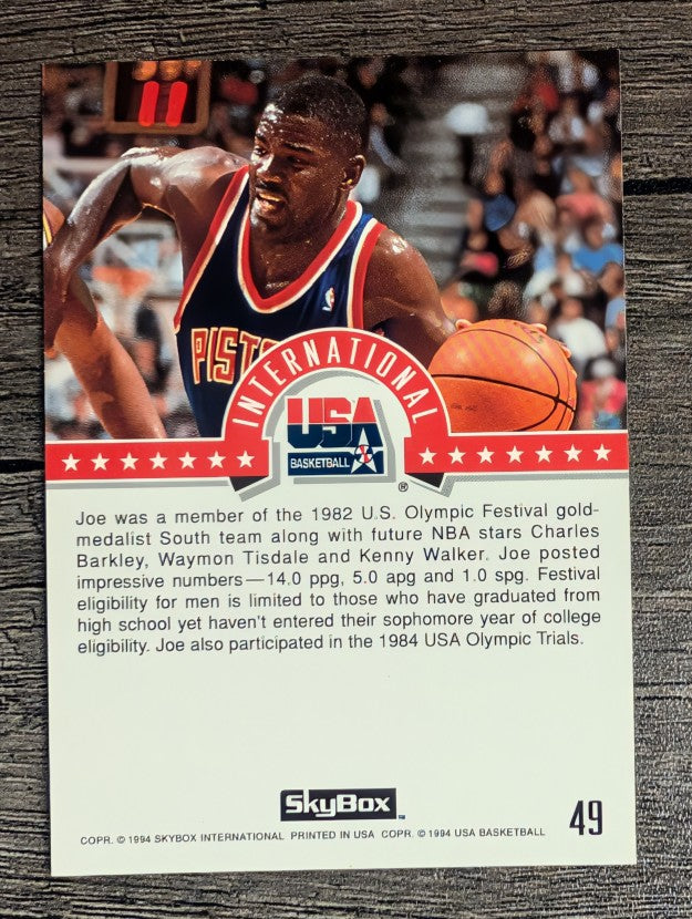 1994 SkyBox USA #49 Joe Dumars/International