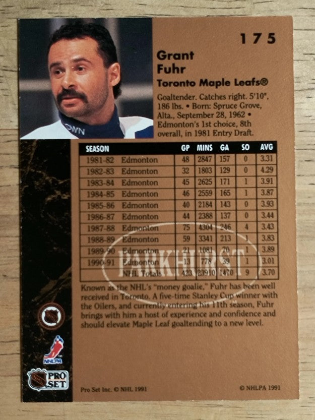 1991-92 Parkhurst #175 Grant Fuhr