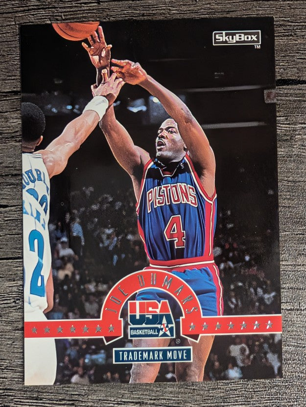 1994 SkyBox USA #53 Joe Dumars/Trademark Move