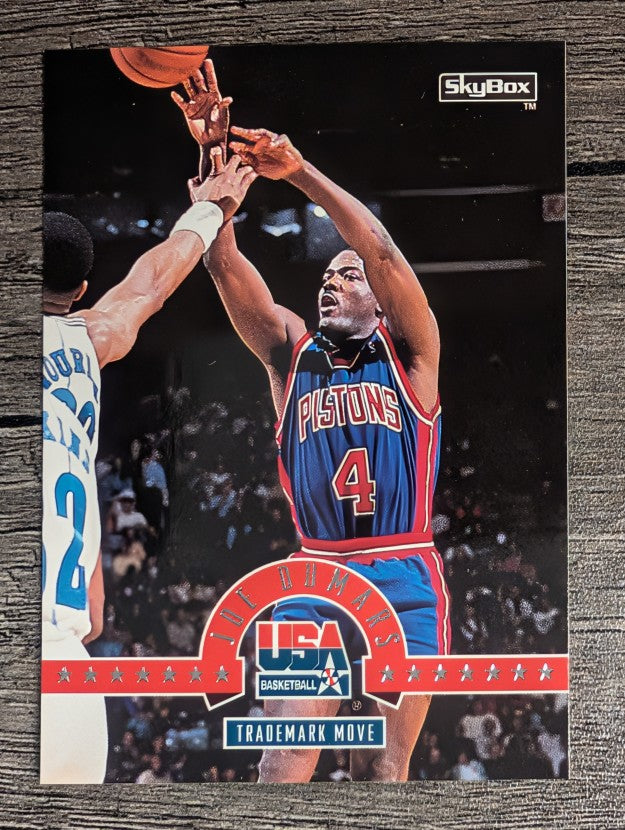 1994 SkyBox USA #53 Joe Dumars/Trademark Move