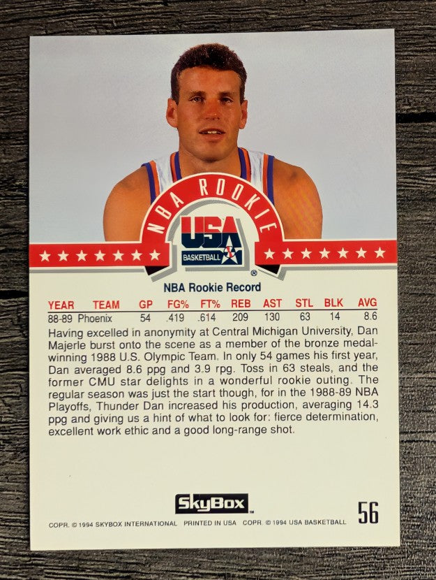1994 SkyBox USA #56 Dan Majerle/NBA Rookie