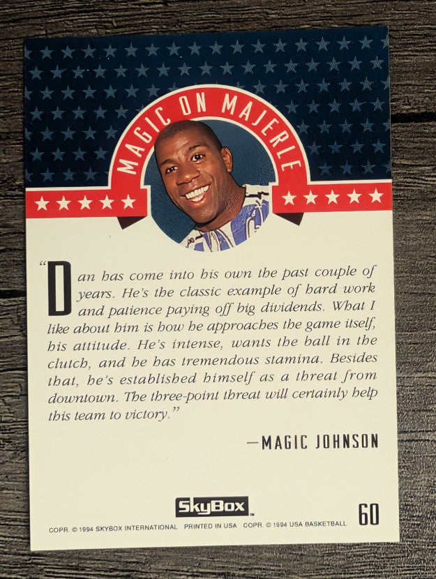 1994 SkyBox USA #60 Dan Majerle/Magic On