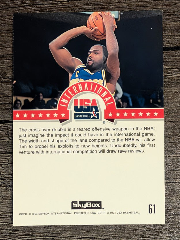 1994 SkyBox USA #61 Tim Hardaway/International