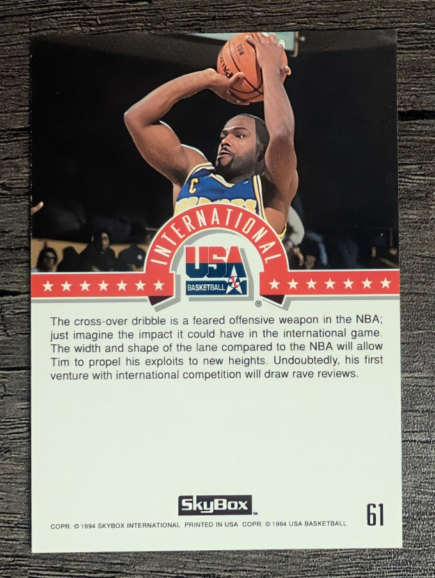 1994 SkyBox USA #61 Tim Hardaway/International