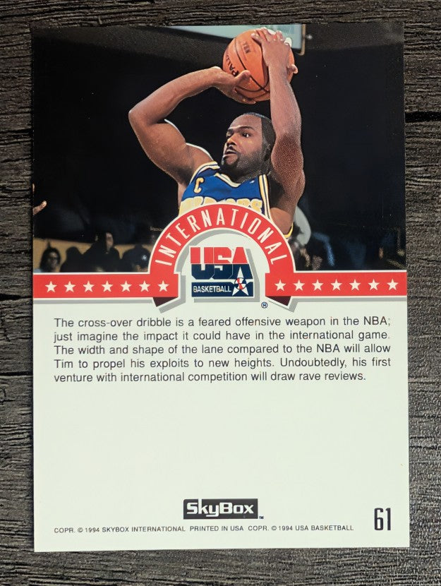 1994 SkyBox USA #61 Tim Hardaway/International