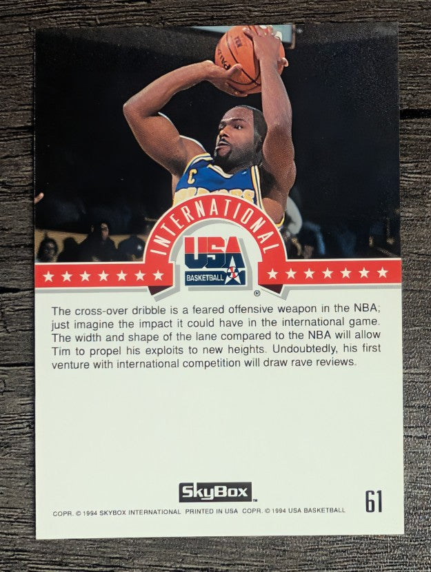 1994 SkyBox USA #61 Tim Hardaway/International