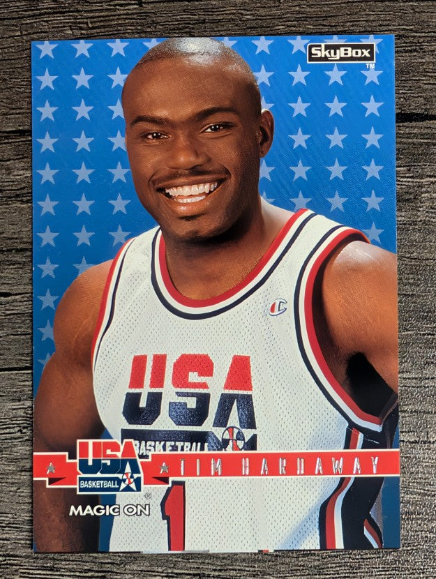 1994 SkyBox USA #66 Tim Hardaway/Magic On