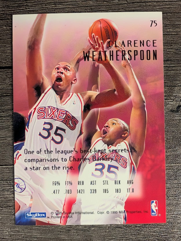 1994-95 Emotion #75 Clarence Weatherspoon