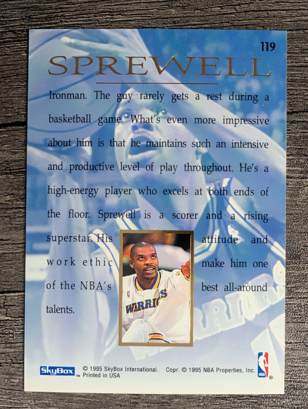 1994-95 Emotion #119 Latrell Sprewell MAS
