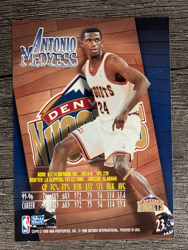 1996-97 Z-Force #23 Antonio McDyess