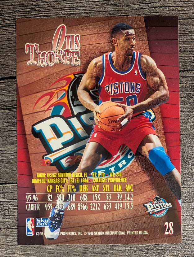 1996-97 Z-Force #28 Otis Thorpe
