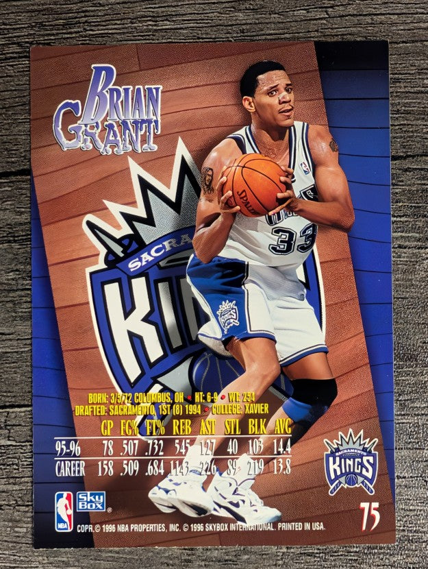 1996-97 Z-Force #75 Brian Grant