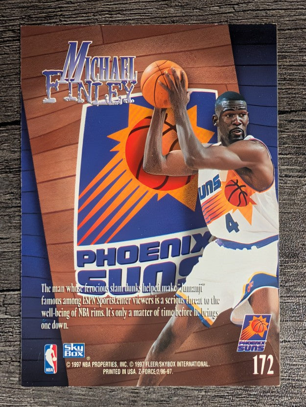 1996-97 Z-Force #172 Michael Finley ZUP