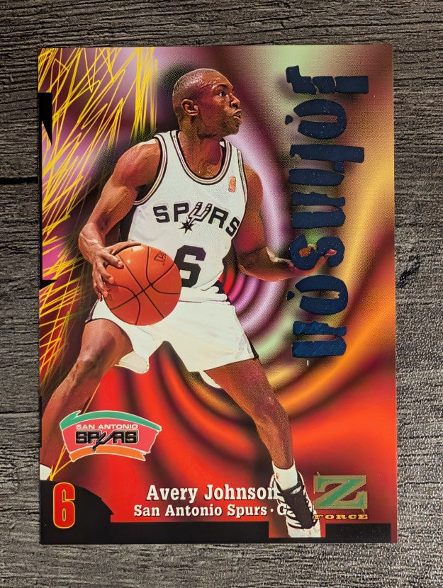 1997-98 Z-Force #6 Avery Johnson