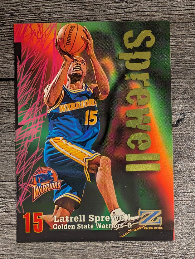 1997-98 Z-Force #15 Latrell Sprewell