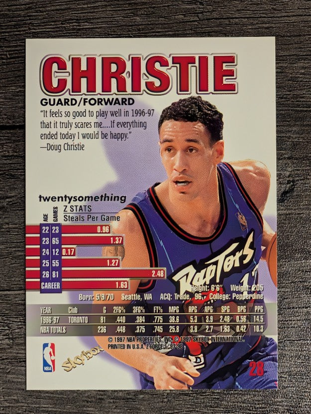 1997-98 Z-Force #28 Doug Christie