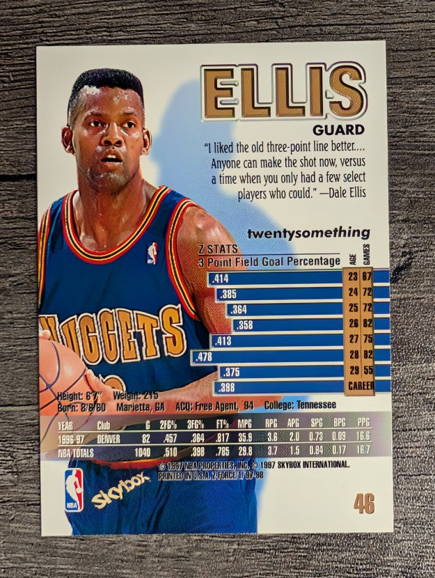 1997-98 Z-Force #46 Dale Ellis
