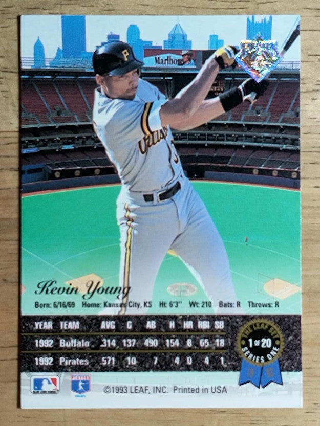1993 Leaf Gold Rookies #R1 Kevin Young