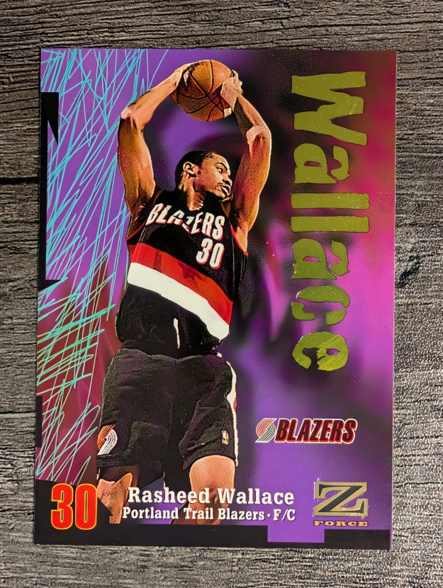 1997-98 Z-Force #60 Rasheed Wallace