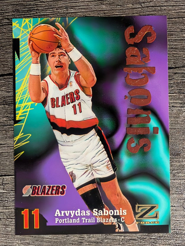 1997-98 Z-Force #71 Arvydas Sabonis