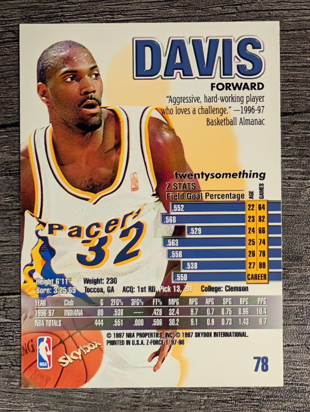 1997-98 Z-Force #78 Dale Davis