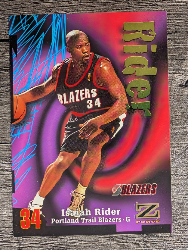 1997-98 Z-Force #108 Isaiah Rider
