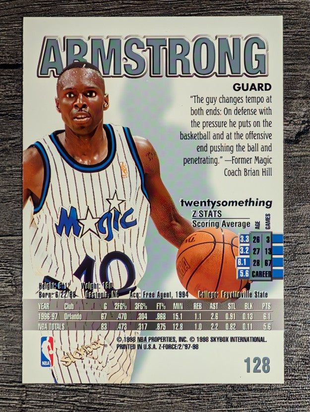 1997-98 Z-Force #128 Darrell Armstrong