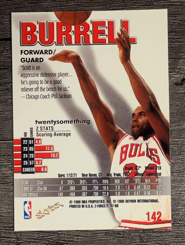 1997-98 Z-Force #142 Scott Burrell