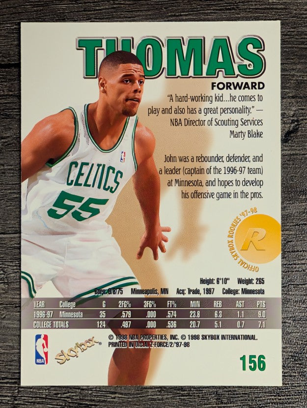 1997-98 Z-Force #156 John Thomas RC