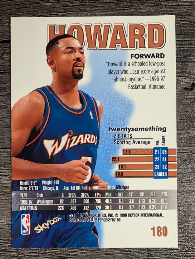 1997-98 Z-Force #180 Juwan Howard