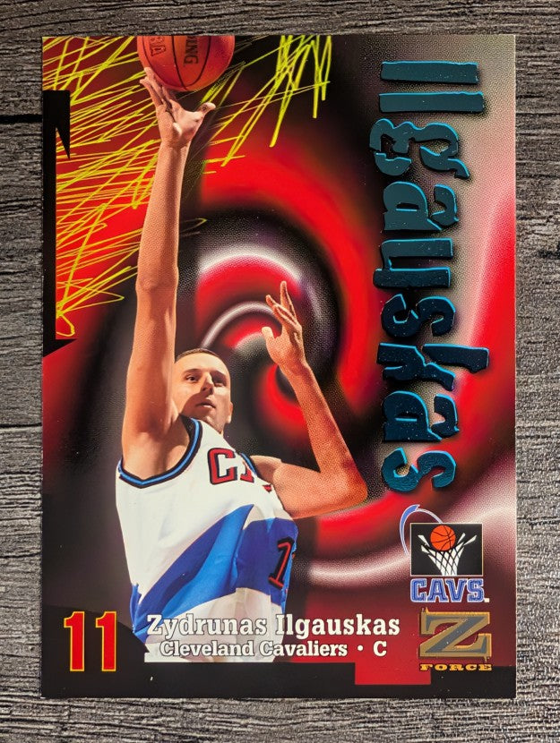 1997-98 Z-Force #185 Zydrunas Ilgauskas
