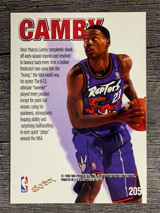 1997-98 Z-Force #205 Marcus Camby ZUP