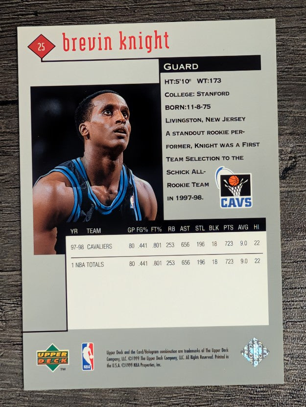 1998-99 Black Diamond #25 Brevin Knight