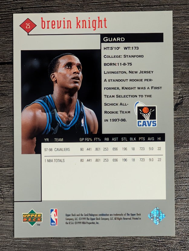1998-99 Black Diamond #25 Brevin Knight