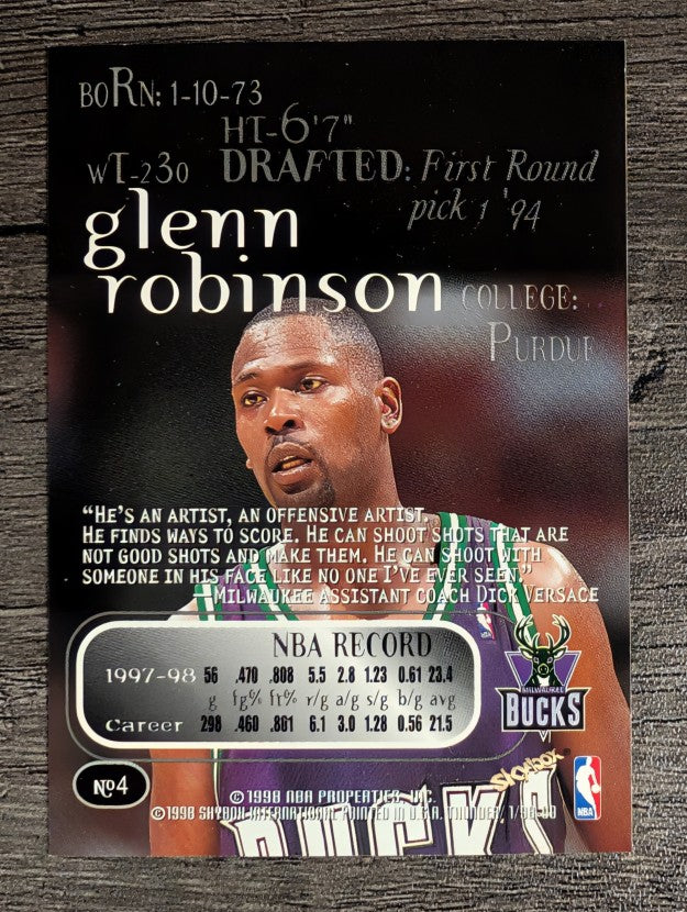 1998-99 SkyBox Thunder #4 Glenn Robinson