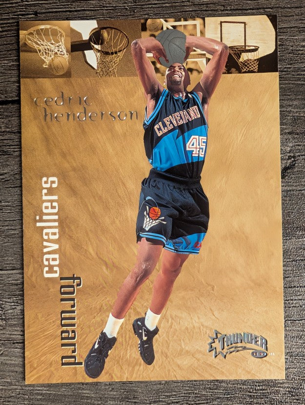 1998-99 SkyBox Thunder #18 Cedric Henderson