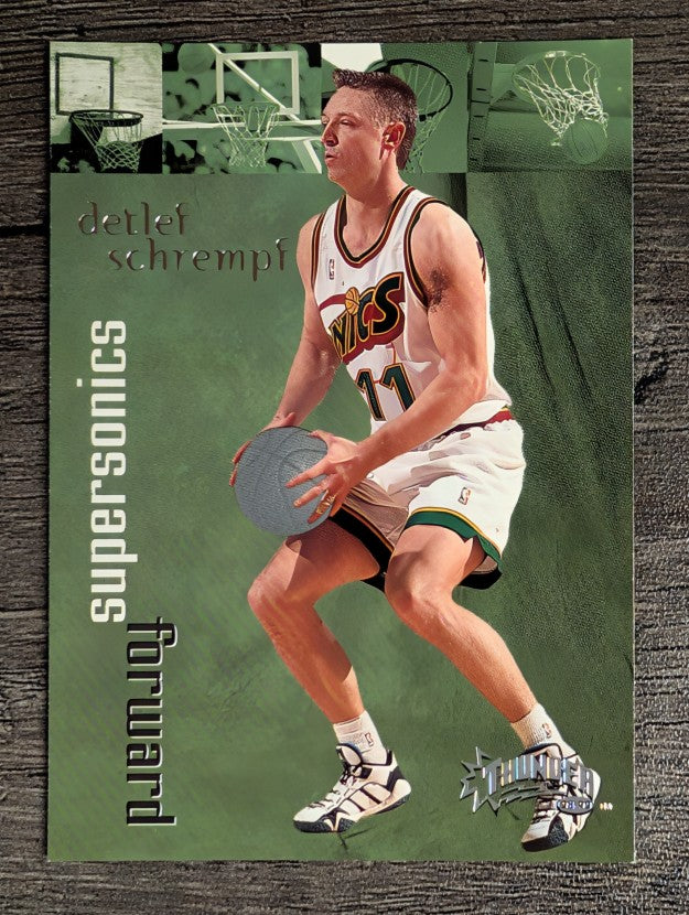 1998-99 SkyBox Thunder #27 Detlef Schrempf