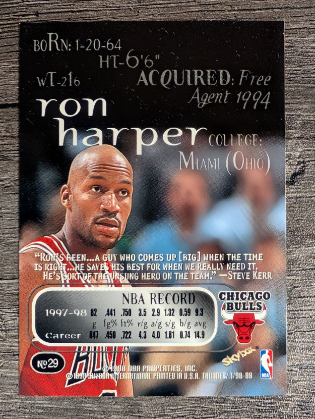 1998-99 SkyBox Thunder #29 Ron Harper