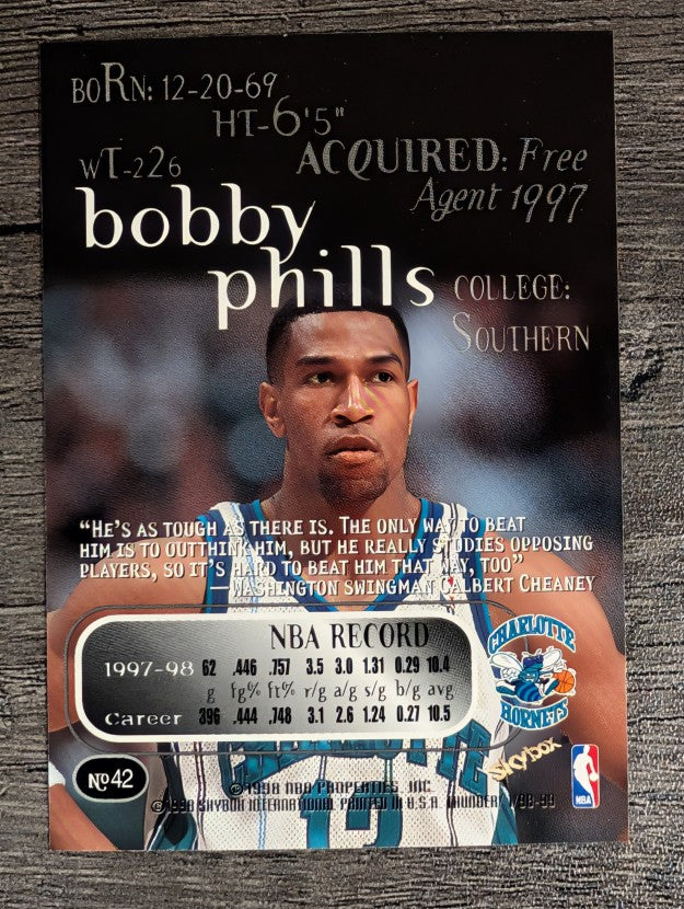 1998-99 SkyBox Thunder #42 Bobby Phills