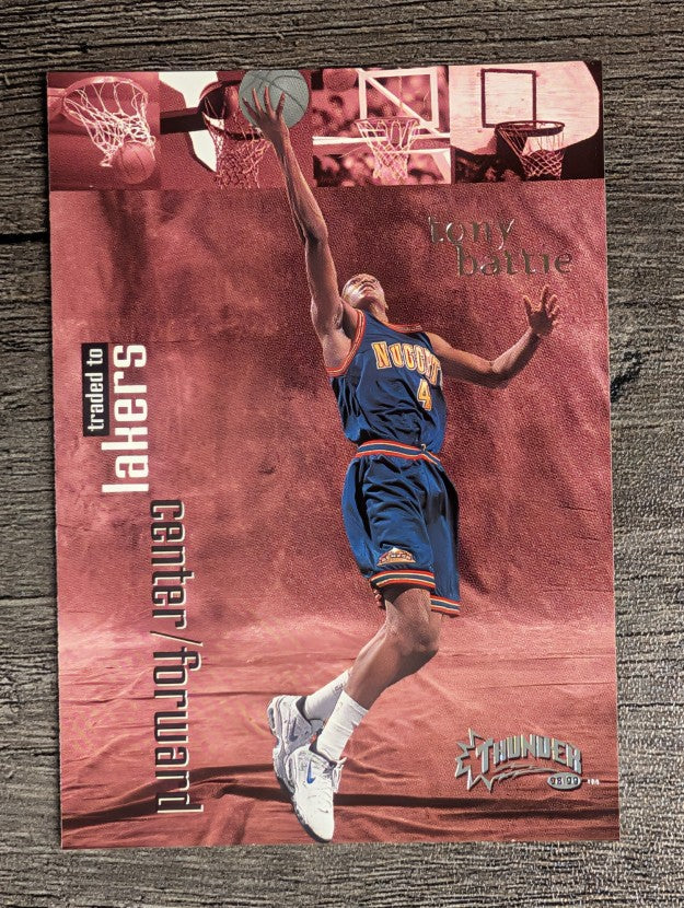 1998-99 SkyBox Thunder #71 Tony Battie