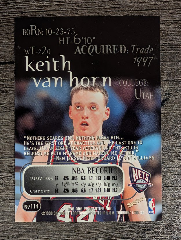 1998-99 SkyBox Thunder #114 Keith Van Horn