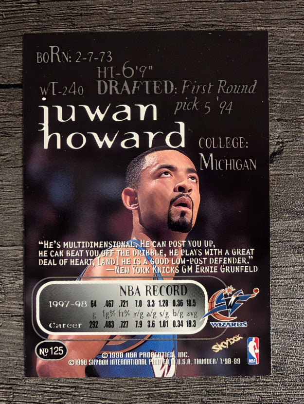 1998-99 SkyBox Thunder #125 Juwan Howard