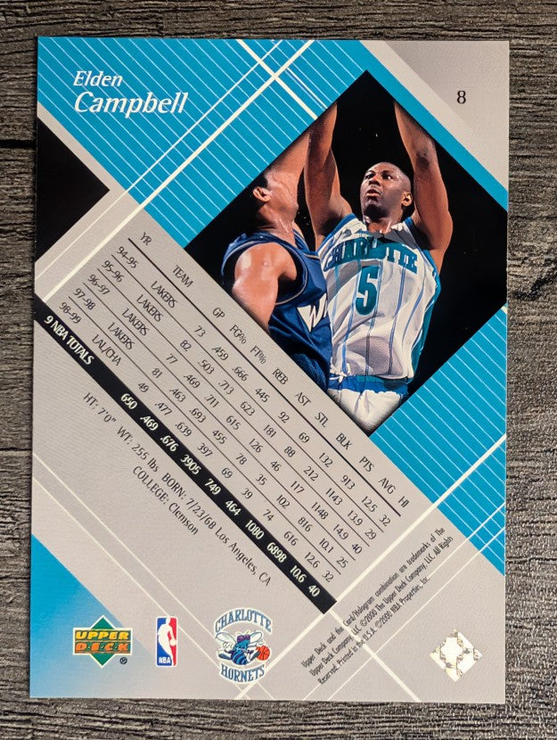 1999-00 Black Diamond #8 Elden Campbell