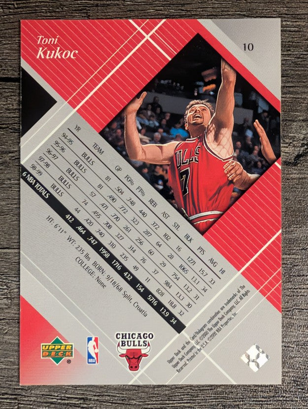 1999-00 Black Diamond #10 Toni Kukoc
