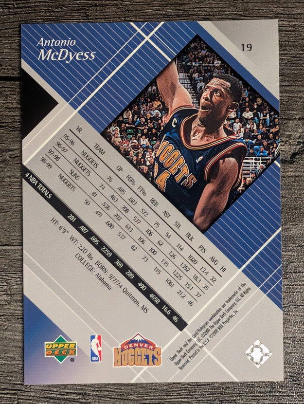 1999-00 Black Diamond #19 Antonio McDyess